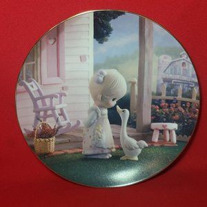 Precious Moments Decorative Plate Make A Joyful Noise Hamilton Collection 1993